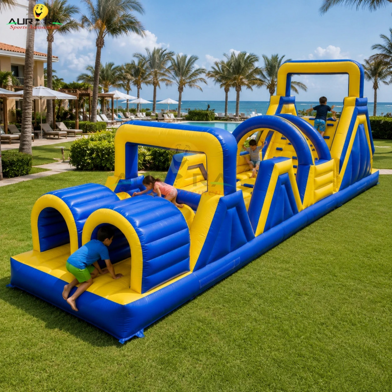Kids Outdoor House - New Style Inflatable Bouncy Obstacle Course