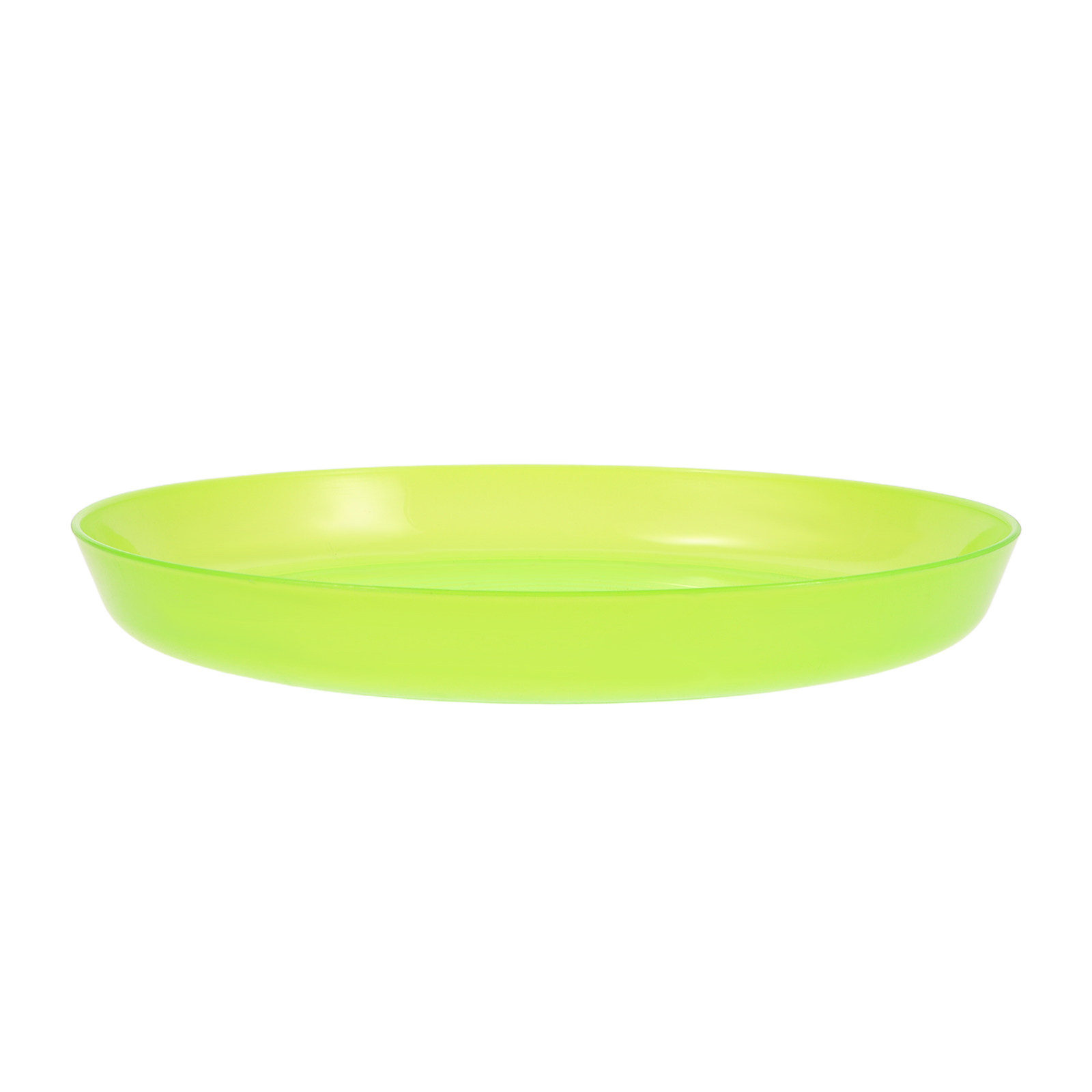 Kids Outdoor Bbq - Translucent Reusable Plastic Salad Plate Clear