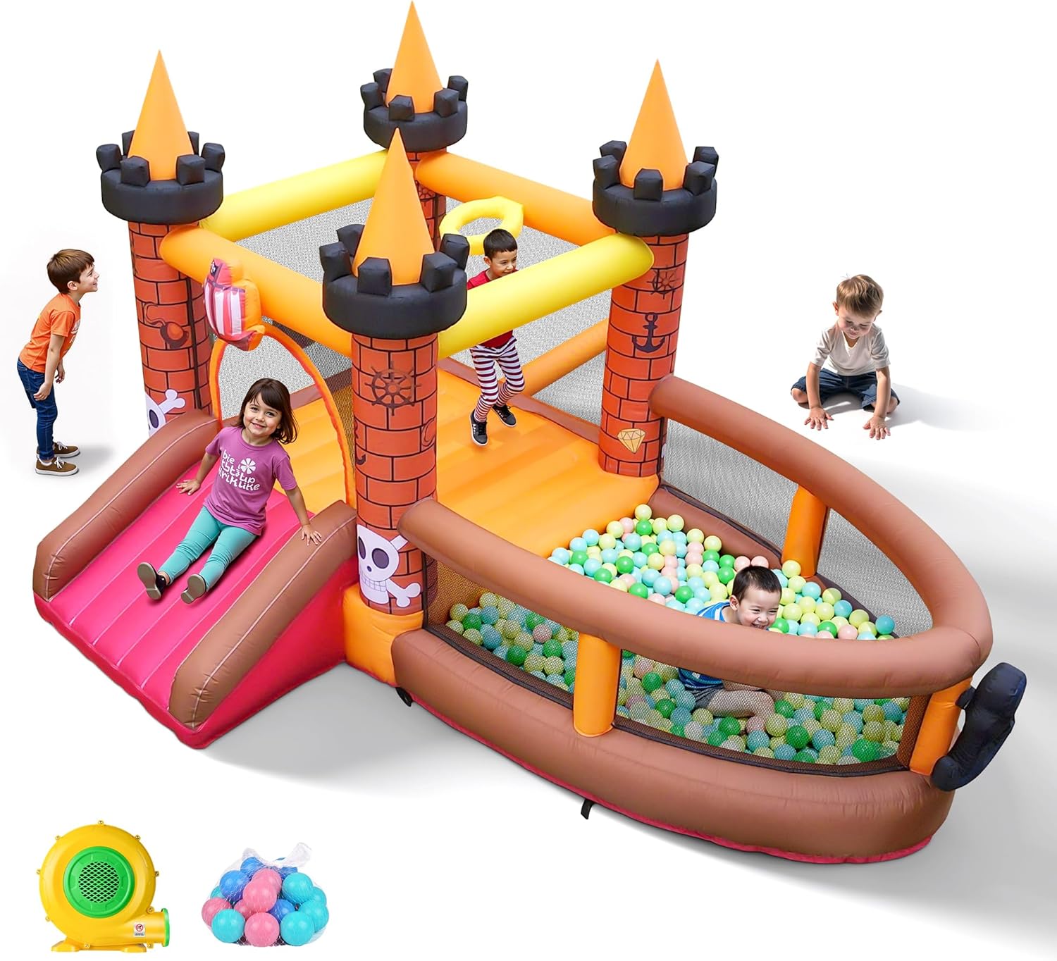 Inflatable Bounce House for Ki - огляд і ціна Kids Outdoor House