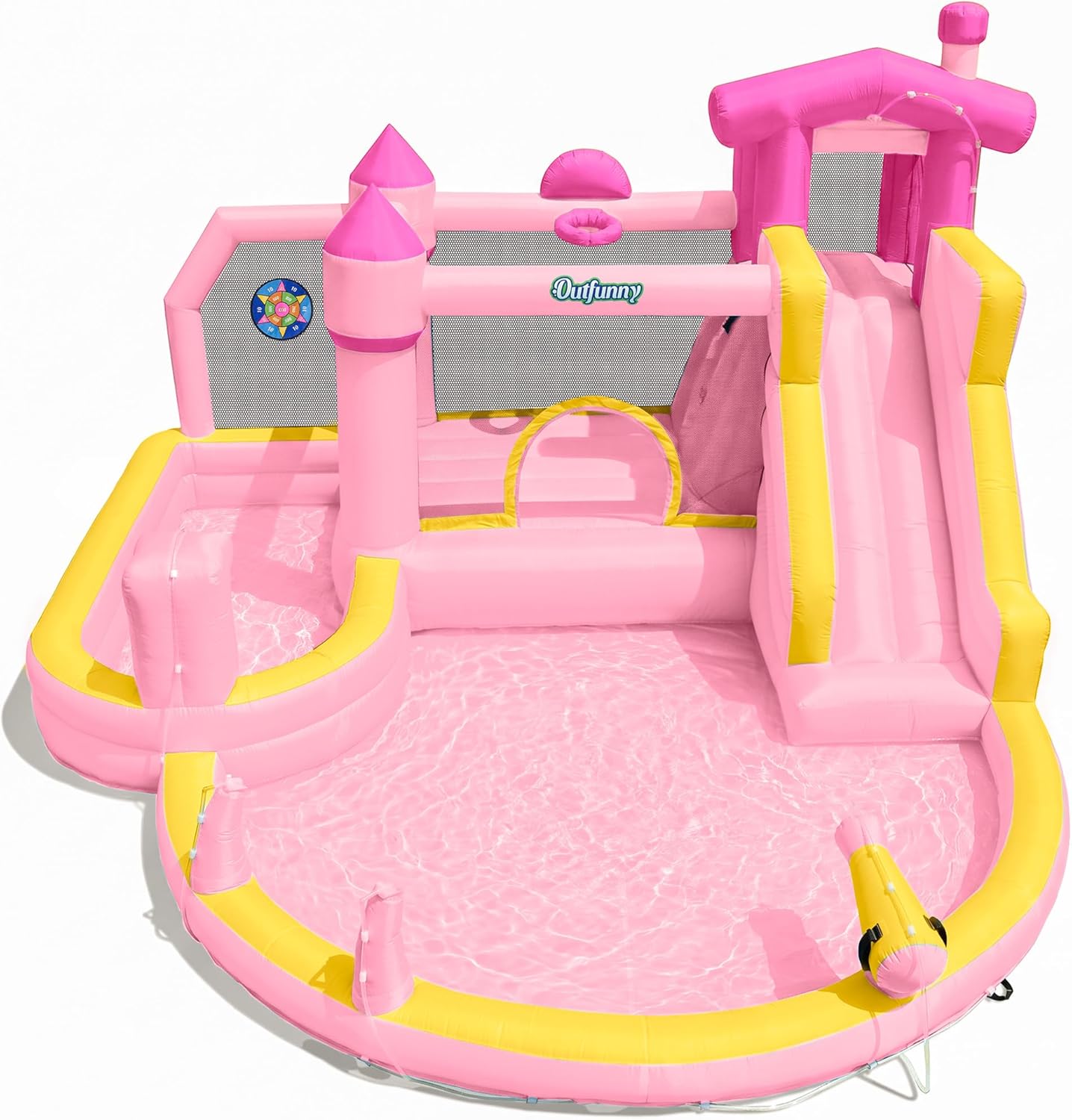 Pink Inflatable Water Slide Bo - огляд і ціна Kids Outdoor House