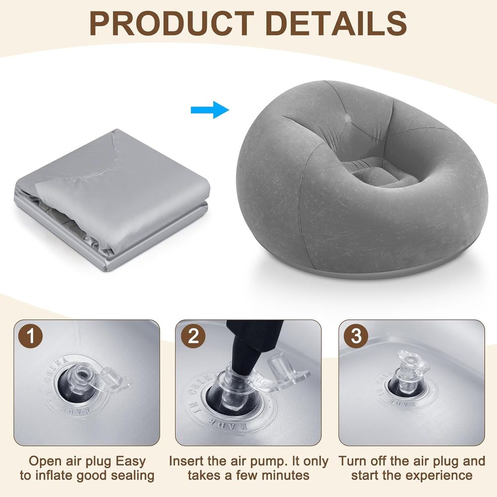 Inflatable Bean Bag Chairs, Gr - огляд і ціна Kids Outdoor Movies