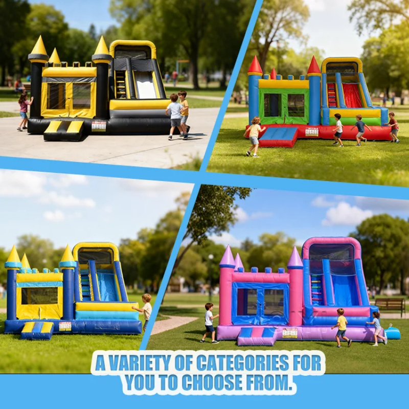 Commercial Bounce House Colorf - огляд і ціна Kids Outdoor House