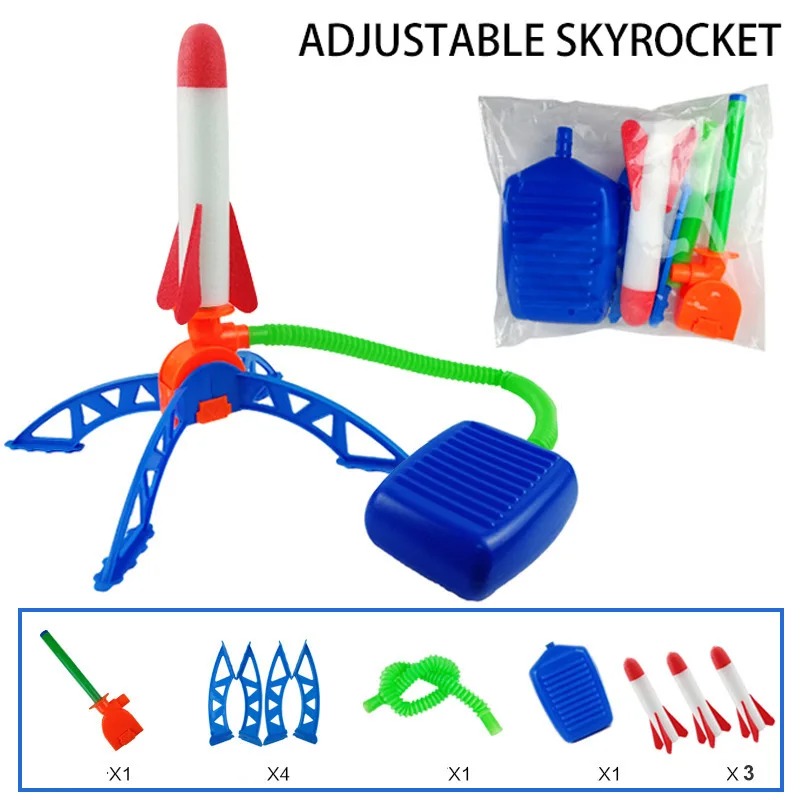 Air Rocket Foot Pump Launcher  - огляд і ціна Kids Outdoor Jumpsuit