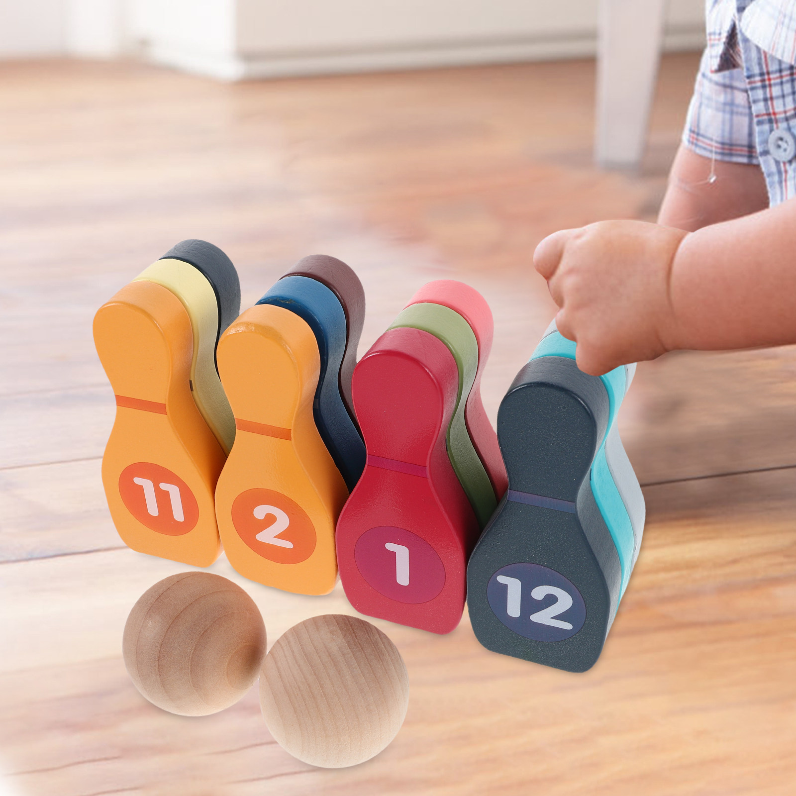 1Set Colorful Bowling Set for  - огляд і ціна Kids Outdoor Ball