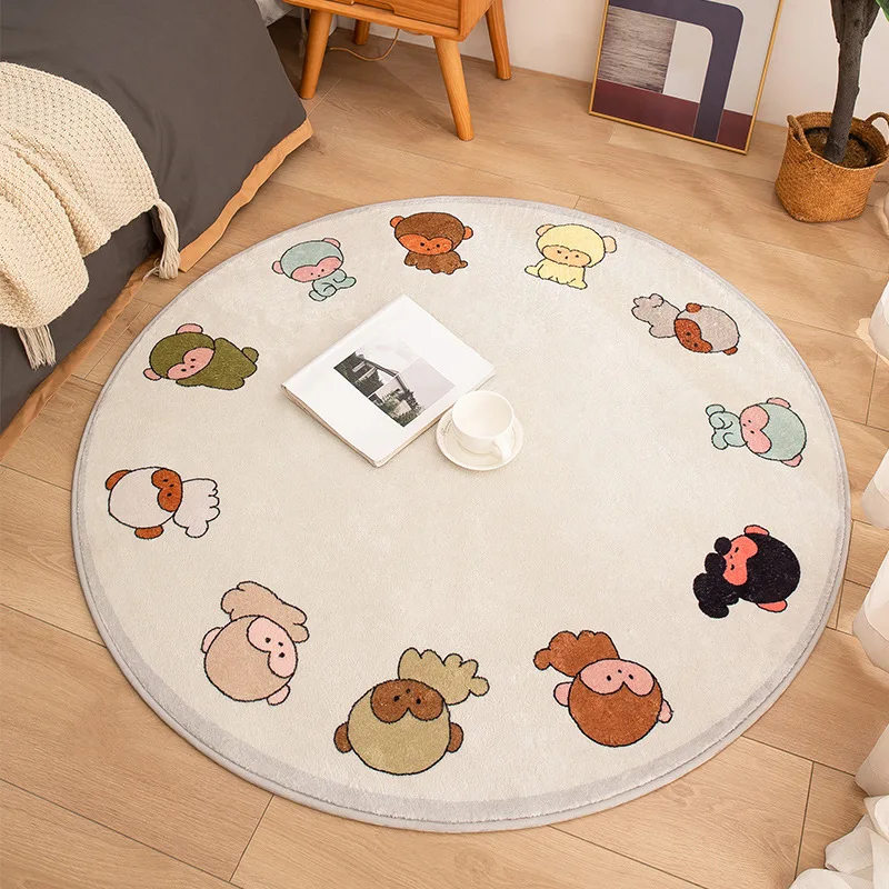 Cartoon Cute Animal Round Carp - огляд і ціна Kids Outdoor Table And Chairs