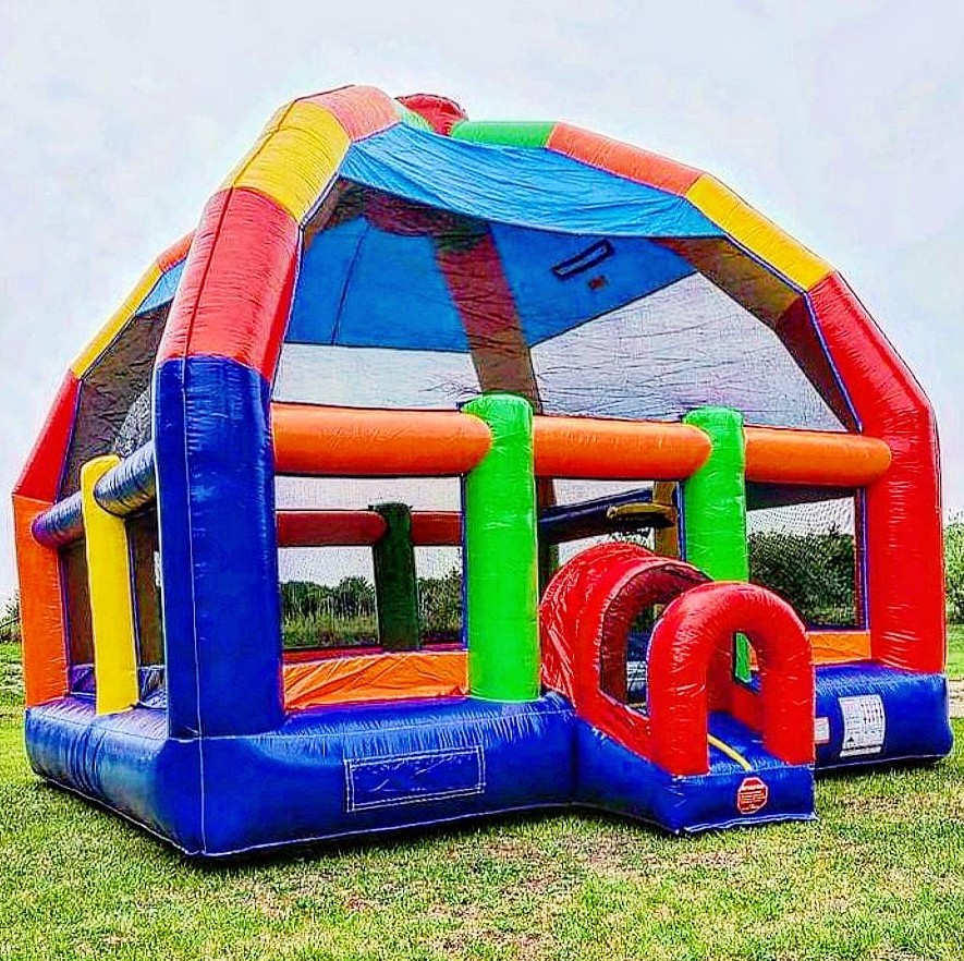 Big Jumping Castle Inflatable  - огляд і ціна Kids Outdoor House