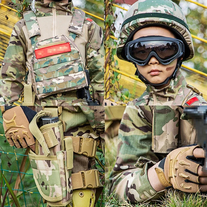 Children Tactical Camouflage S - огляд і ціна Kids Outdoor Jumpsuit