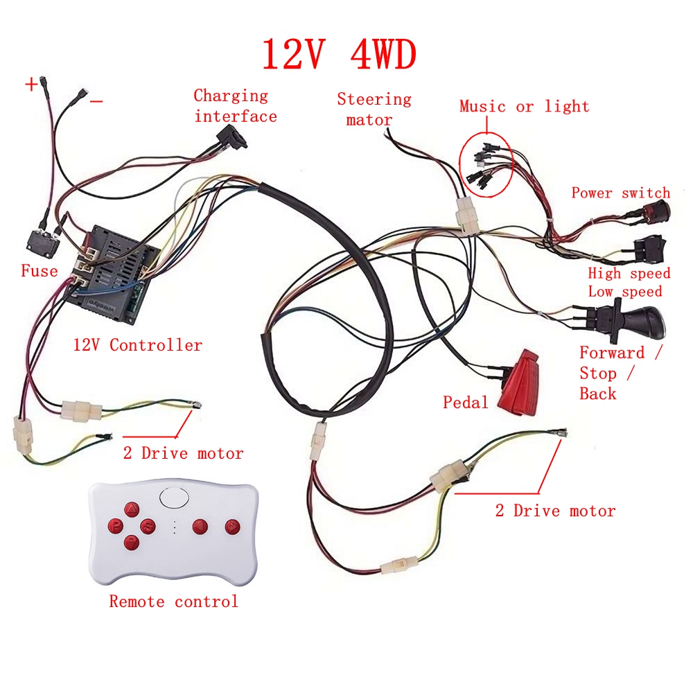 Child electric car DIY modifie - огляд і ціна Kids Outdoor Car