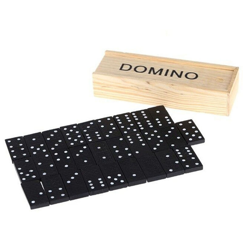 28pcs/Set Wooden Domino Board  - огляд і ціна Kids Outdoor Wooden Table