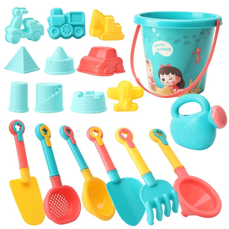 18PCS Beach Toy Set Bucket Sea - огляд і ціна Kids Outdoor Car