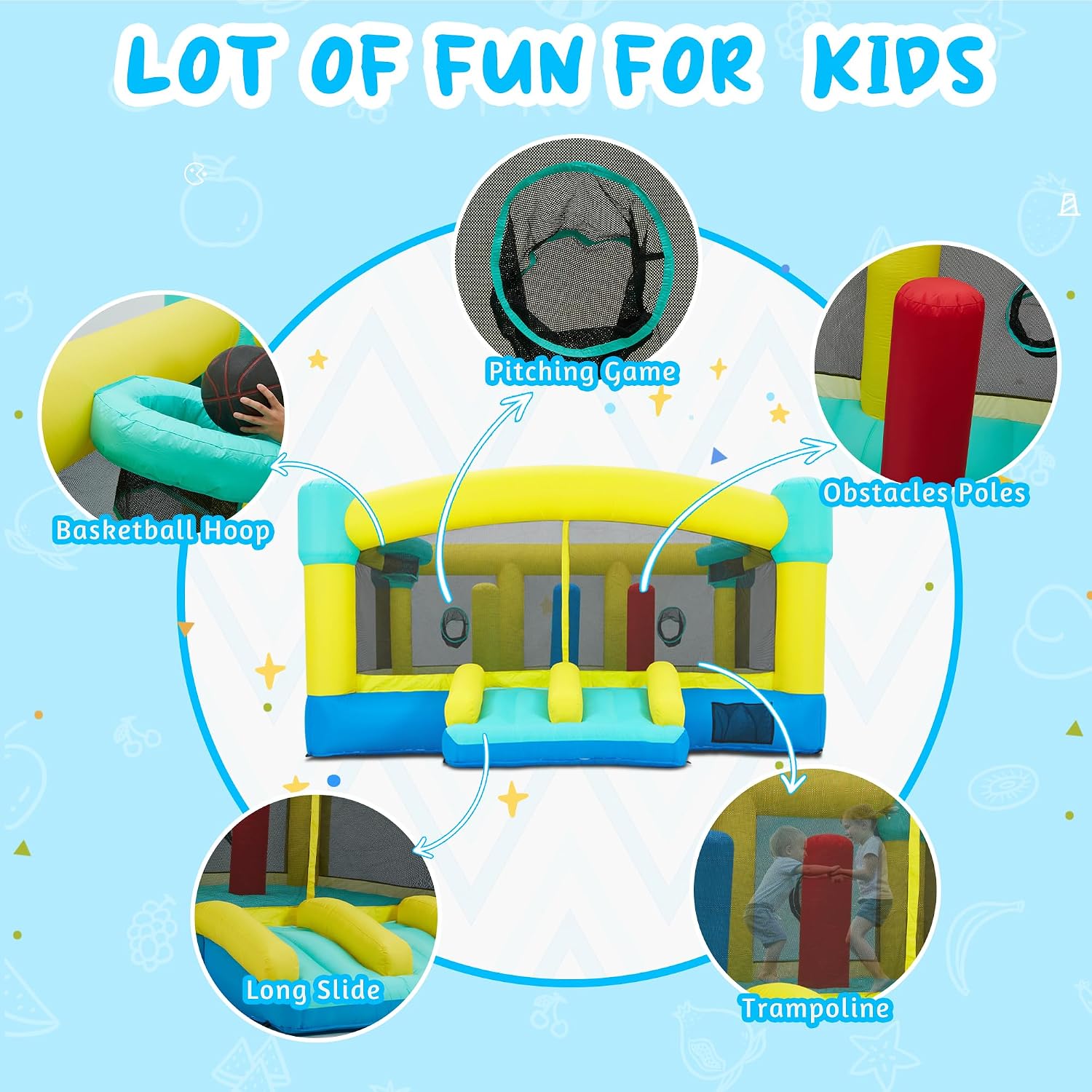 Big Bounce House,15 x 14.8 FT  - огляд і ціна Kids Outdoor House