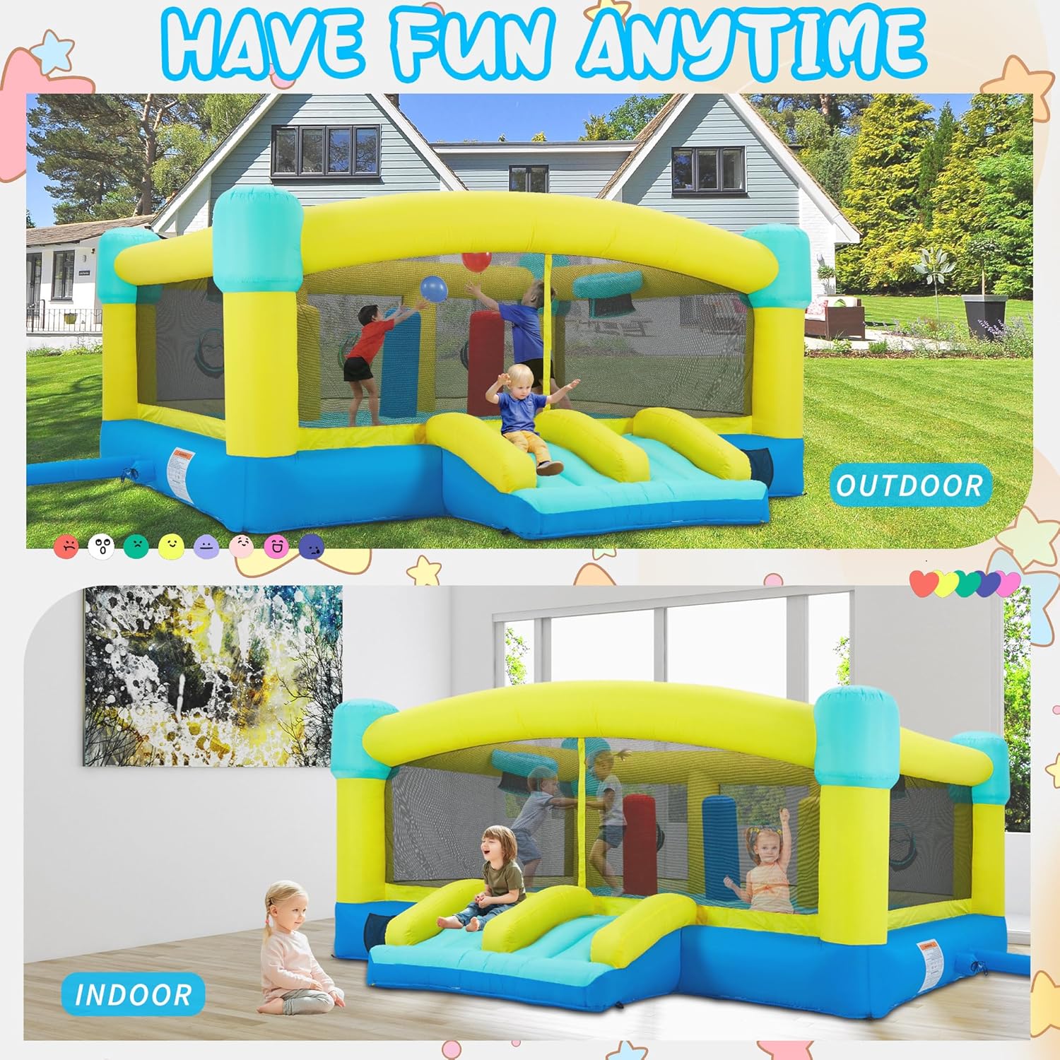Big Bounce House,15 x 14.8 FT  - огляд і ціна Kids Outdoor House