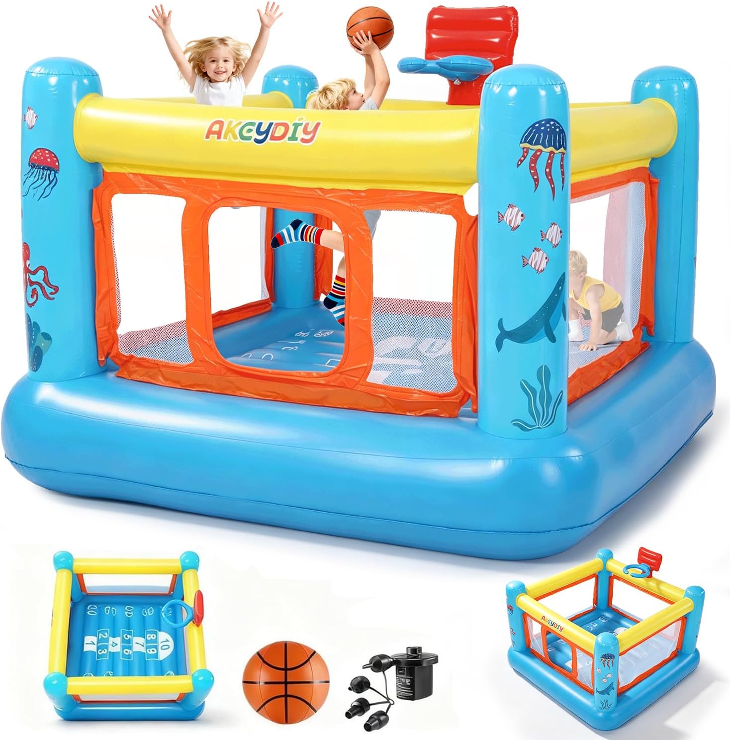 Bounce House, PVC Inflatable B - огляд і ціна Kids Outdoor House