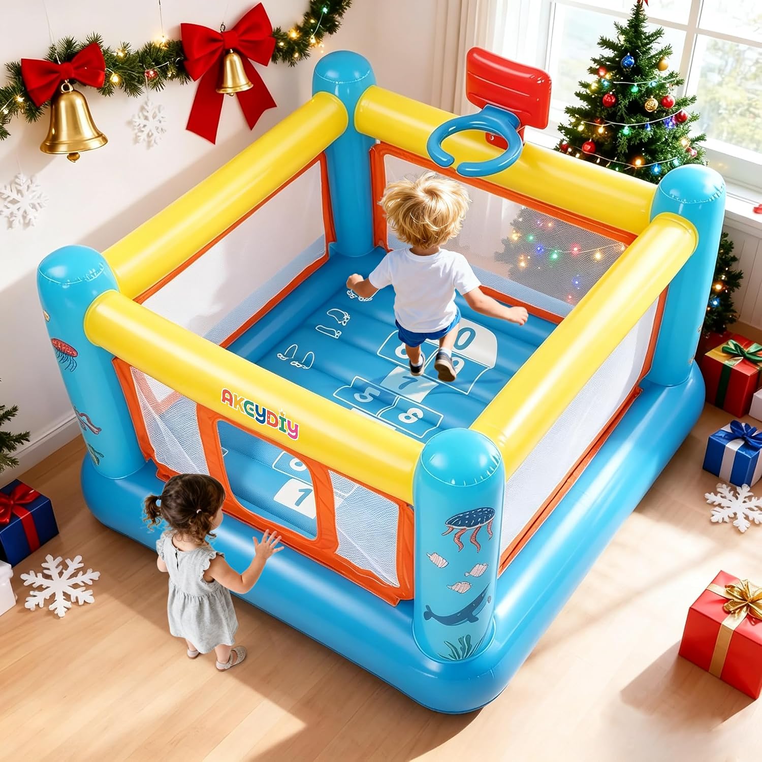 Bounce House, PVC Inflatable B - огляд і ціна Kids Outdoor House