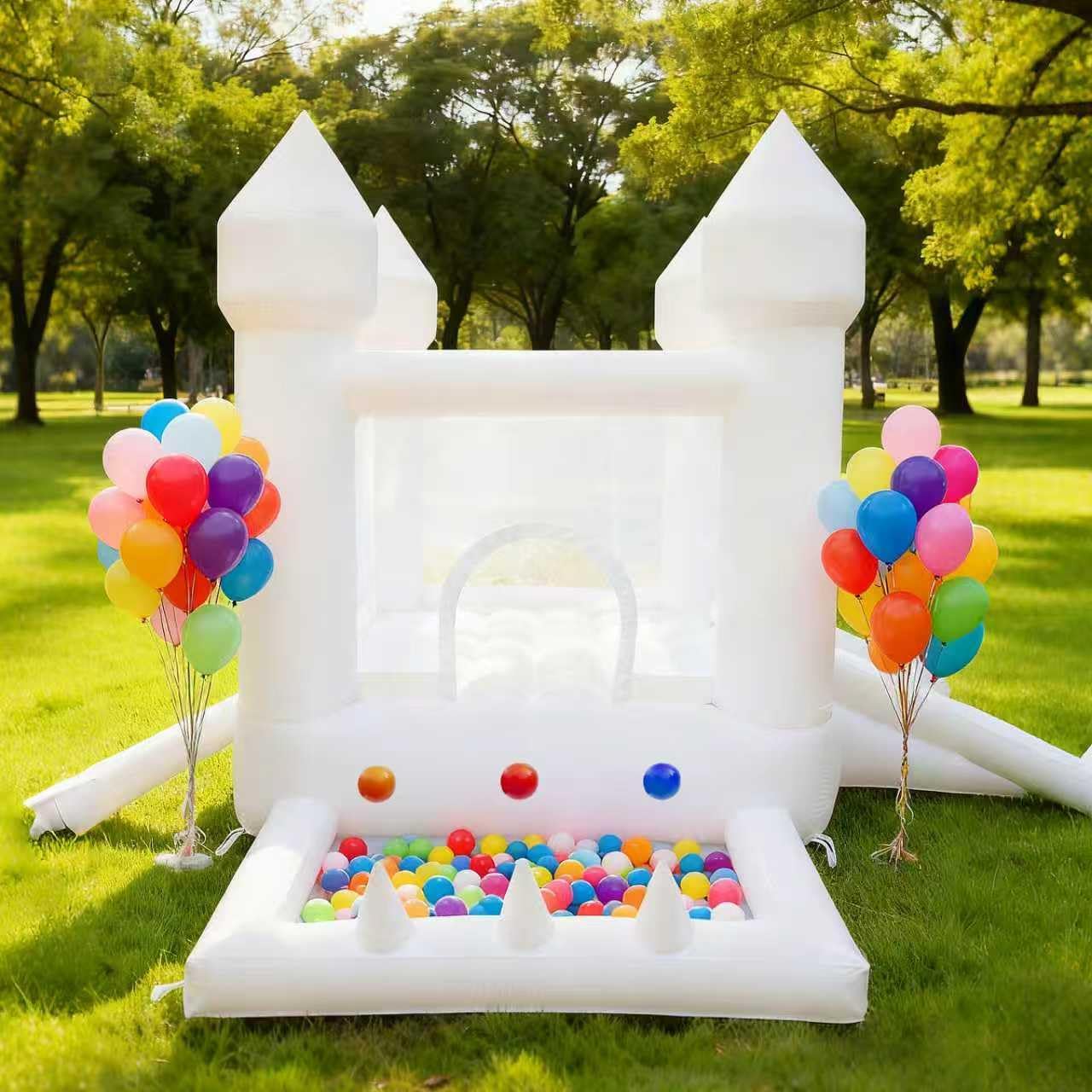 White Bounce House, Indoor and - огляд і ціна Kids Outdoor House