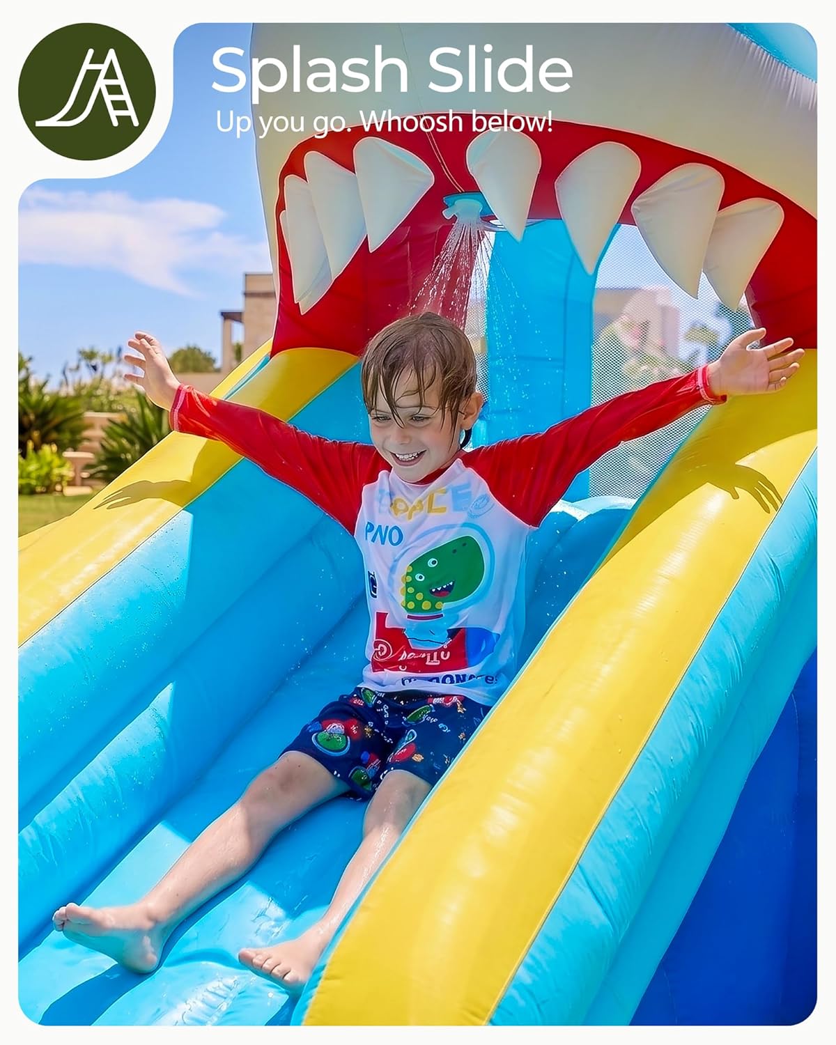 Kids Inflatable Water Slide Bo - огляд і ціна Kids Outdoor House