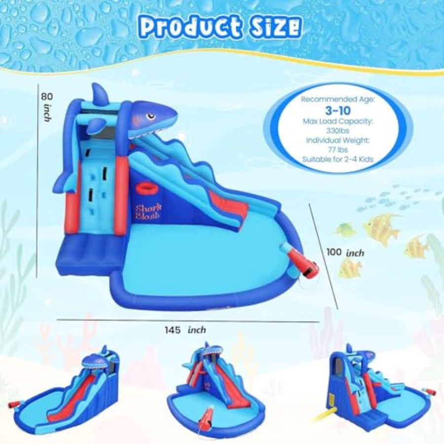 Outdoor/Indoor inflatable wate - огляд і ціна Kids Outdoor House