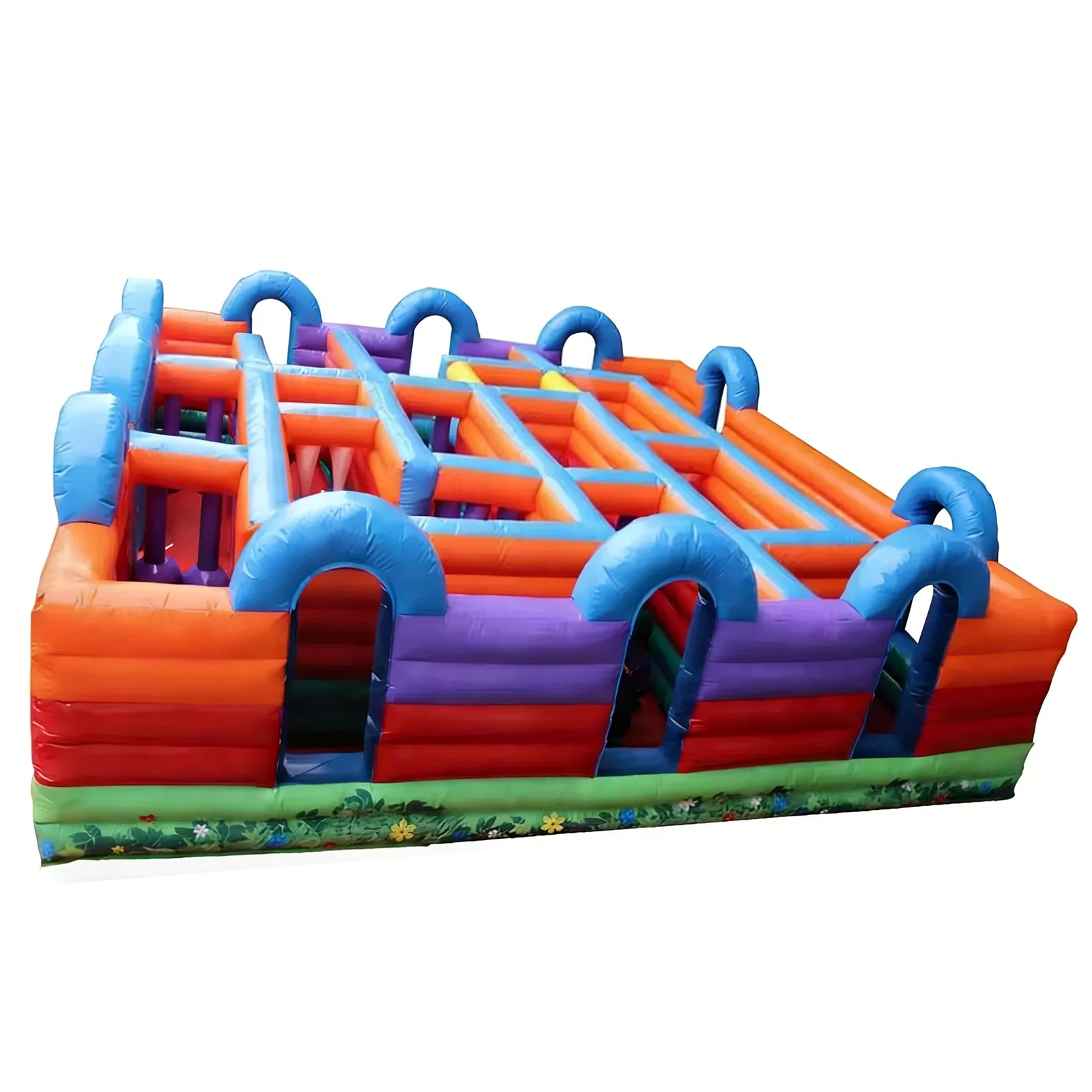 Commercial Orange Blue Obstacl - огляд і ціна Kids Outdoor Fun