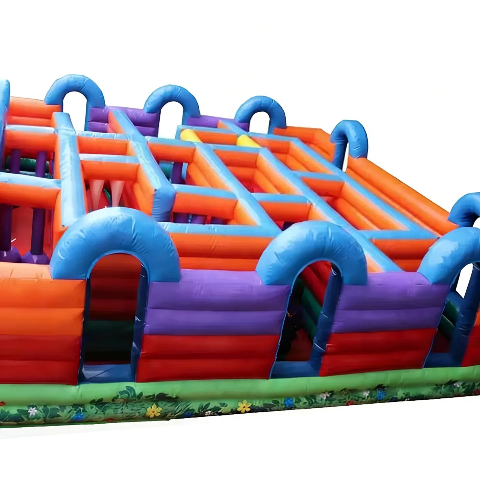 Commercial Orange Blue Obstacl - огляд і ціна Kids Outdoor Fun