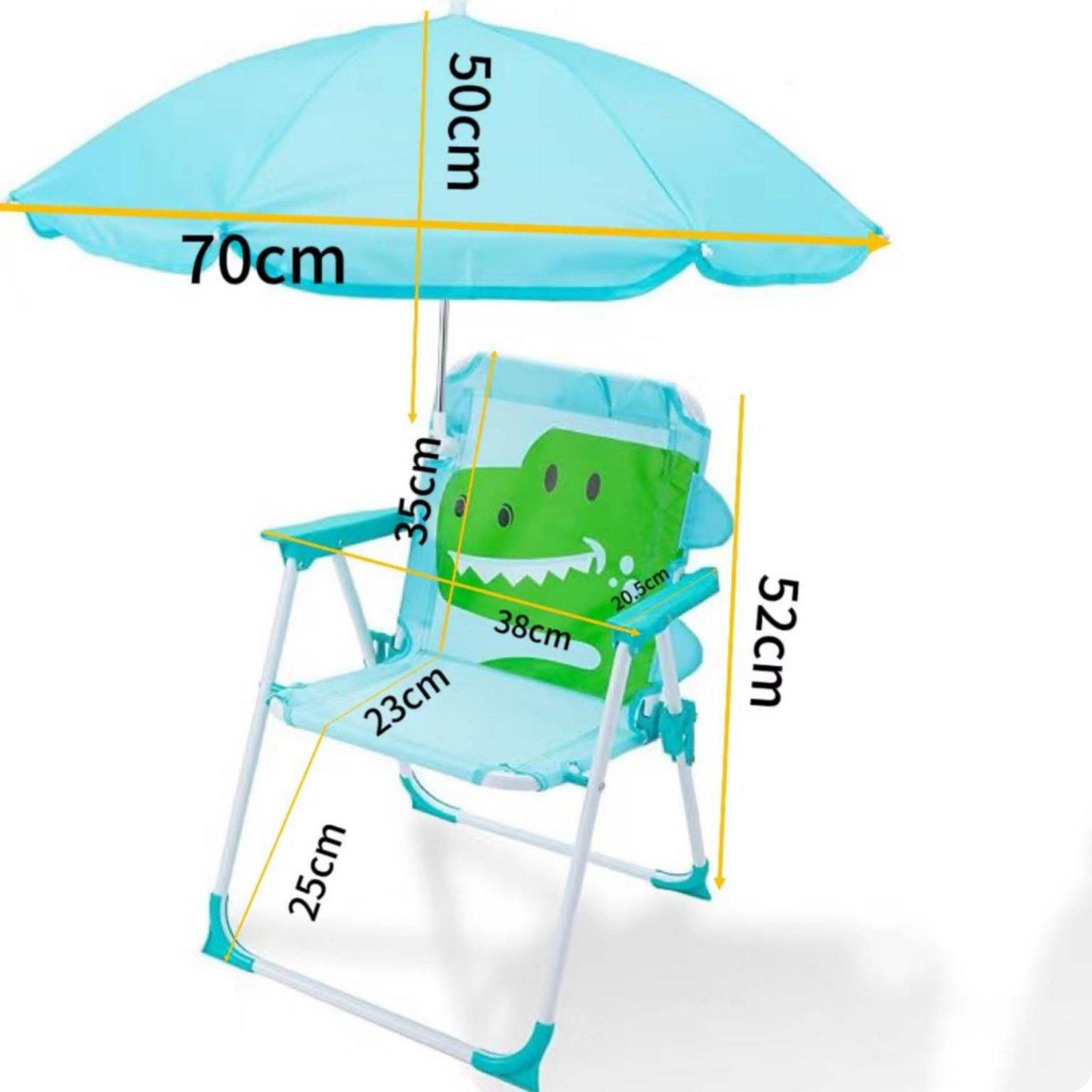 Kids Beach Chair with Umbrella - огляд і ціна Kids Outdoor Folding Chair