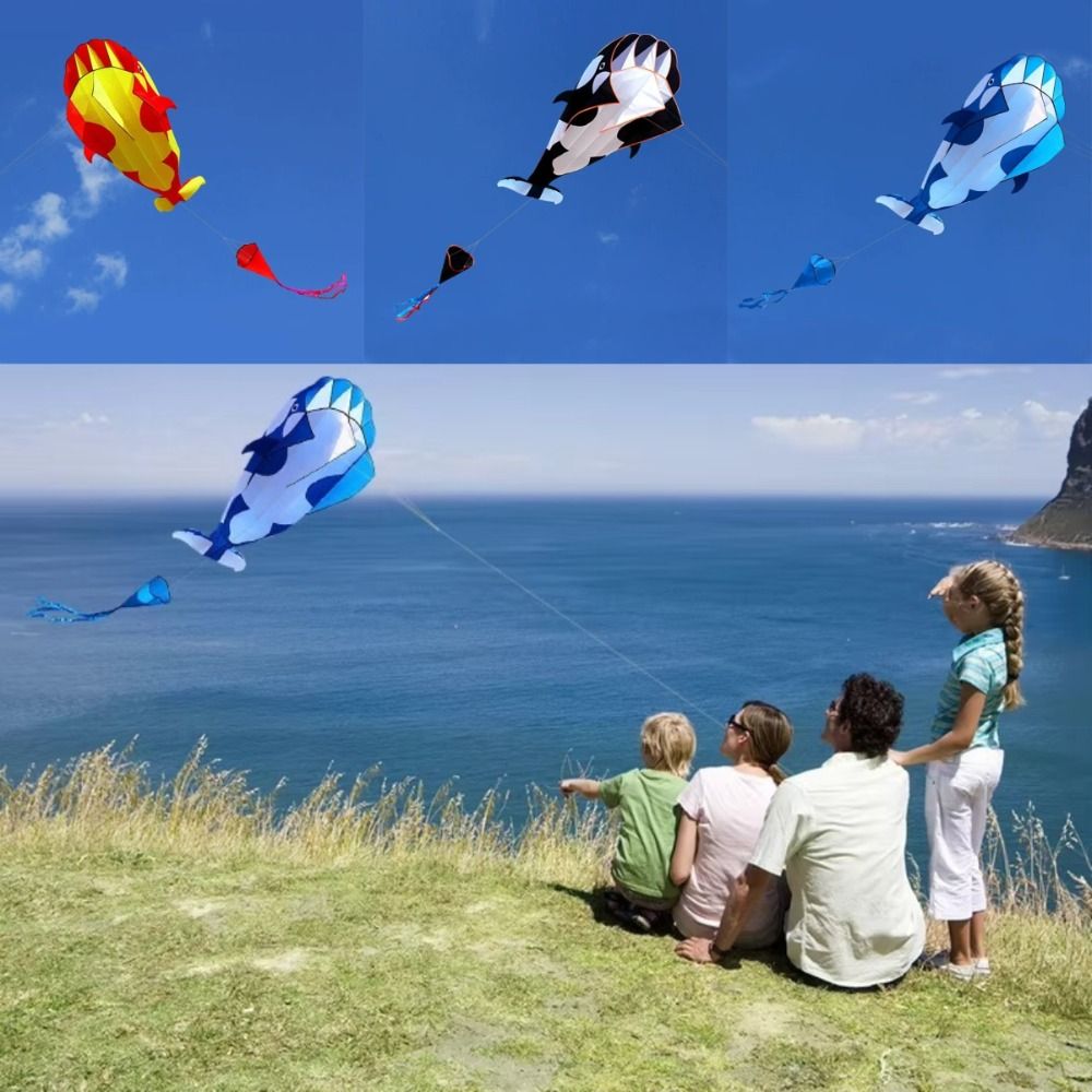 2.2m Large Whale/Dolphin Kite  - огляд і ціна Kite Easy Fly Kids