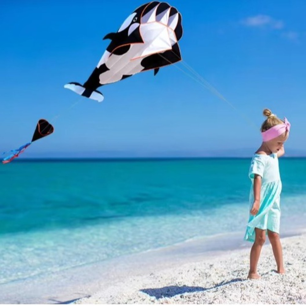 2.2m Large Whale/Dolphin Kite  - огляд і ціна Kite Easy Fly Kids