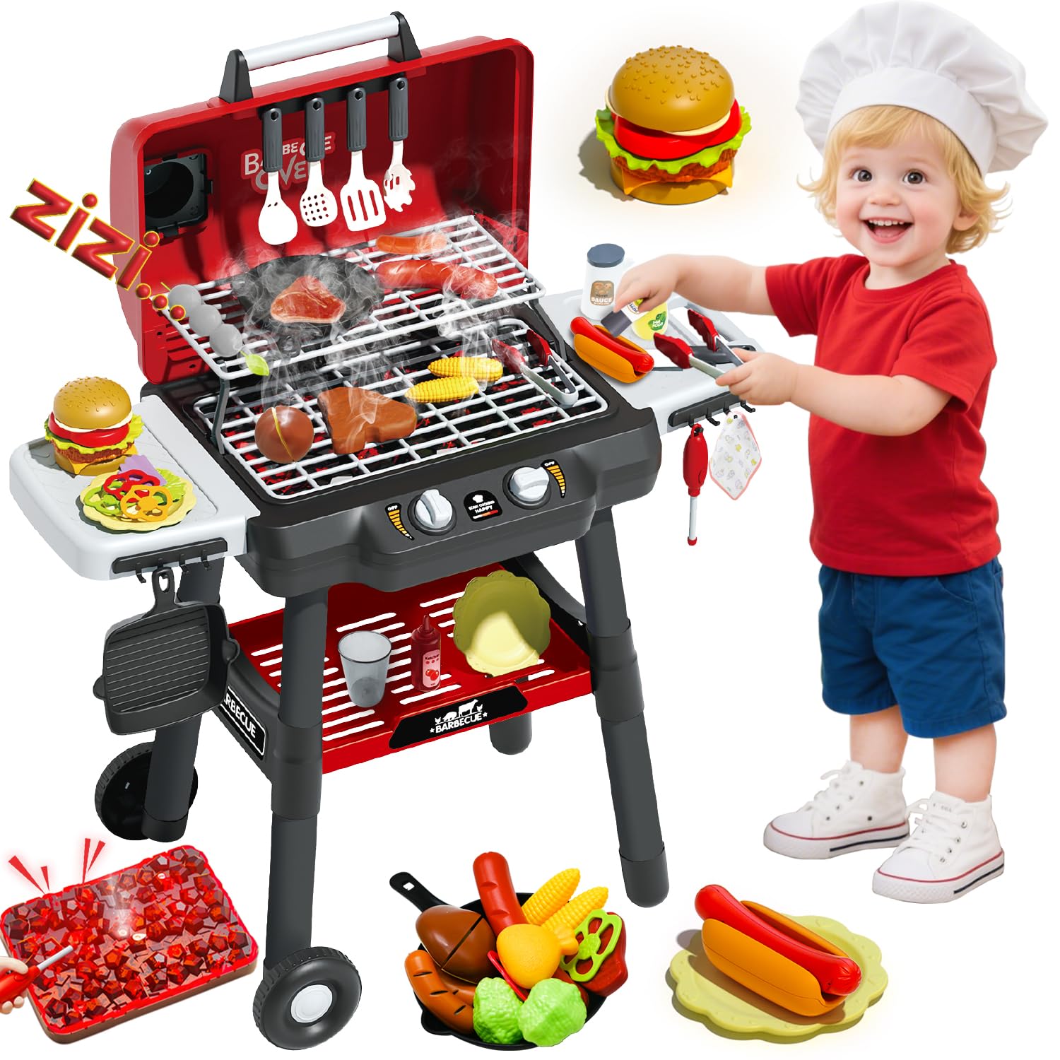 Kid Toy Grill, BBQ Grill Plays - огляд і ціна Kids Outdoor Bbq