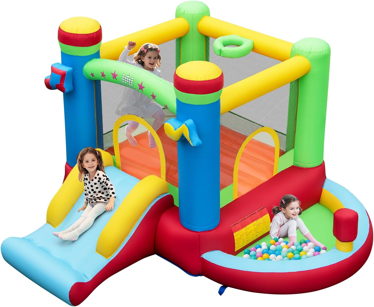 Inflatable Bounce House with B - огляд і ціна Kids Outdoor House
