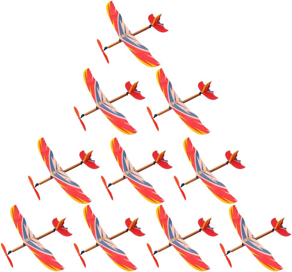 10PCS Airplane Model Rubber Ba - огляд і ціна Kids Outdoor Fun