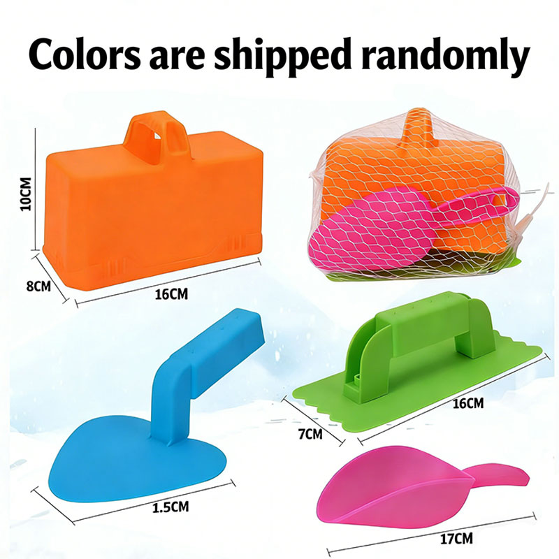 4pcs Snow Sand Construction To - огляд і ціна Kids Outdoor Exercise Equipment