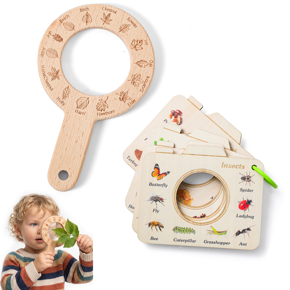 Wooden Magnifying Glass and Ca - огляд і ціна Kids Outdoor Explorer Kit