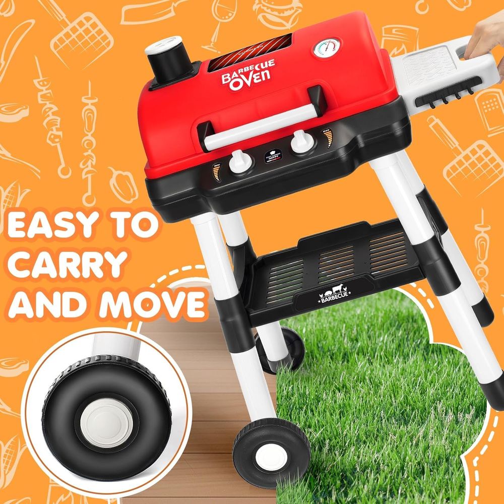 Kids Play Kitchen Toys, BBQ Gr - огляд і ціна Kids Outdoor Bbq