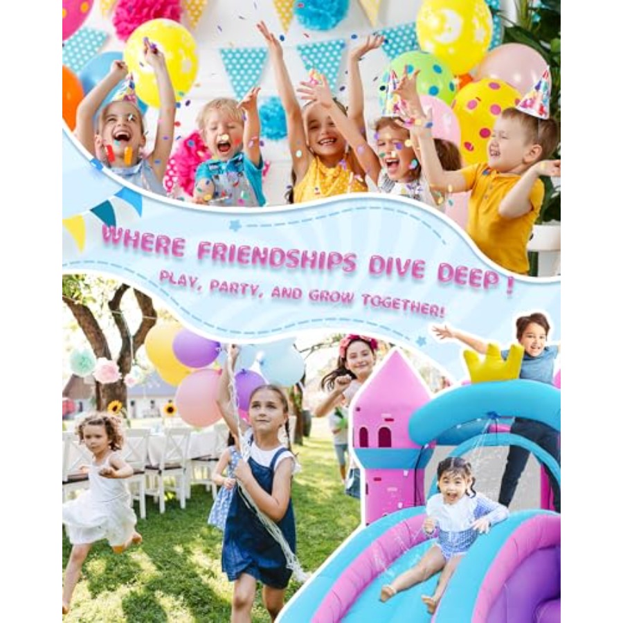 Backyard inflatable waterslide - огляд і ціна Kids Outdoor House