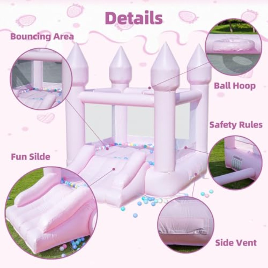 PVC bounce house for kids 3-6  - огляд і ціна Kids Outdoor House