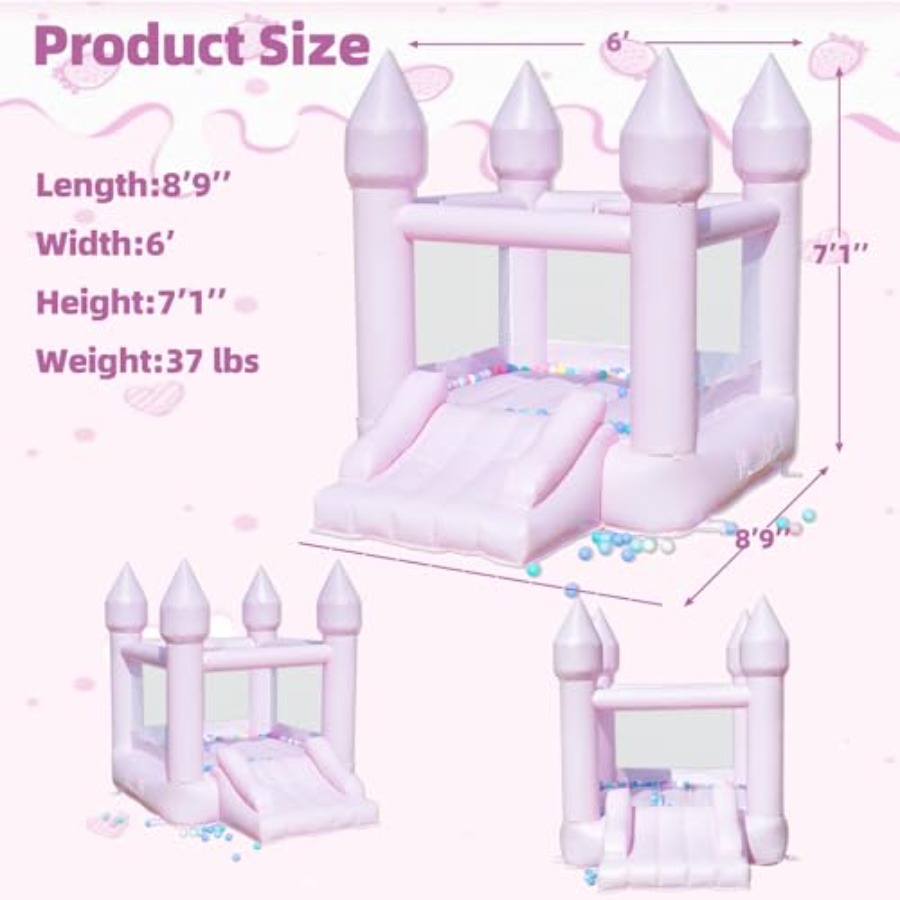 PVC bounce house for kids 3-6  - огляд і ціна Kids Outdoor House