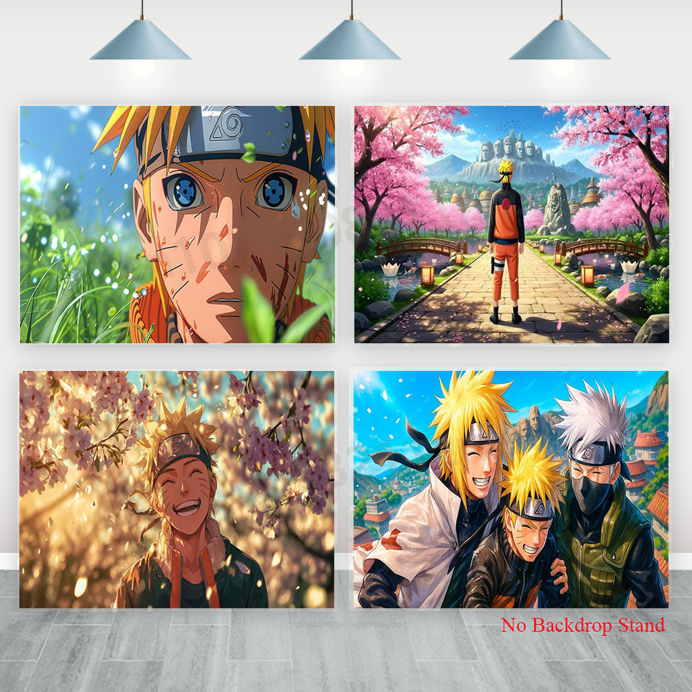 Naruto Backdrop Banner Boys Ki - огляд і ціна Kids Outdoor Movies