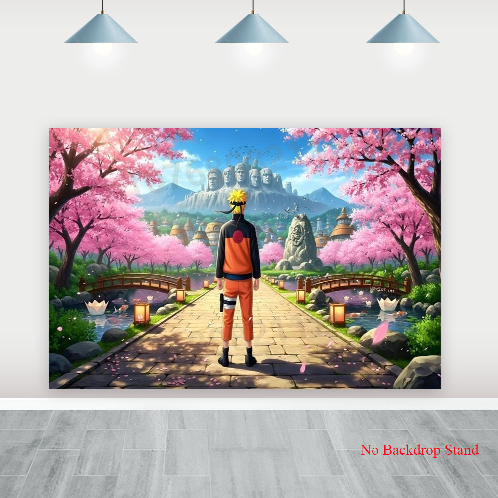 Naruto Backdrop Banner Boys Ki - огляд і ціна Kids Outdoor Movies